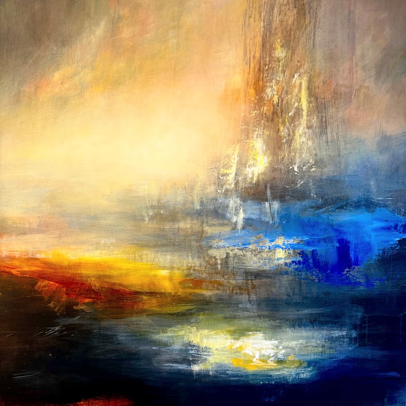 100 x 100 cm. akryl på lærred. 2024